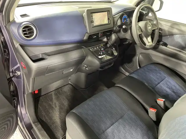 日産 デイズ ハイウェイスターX 神奈川県 2020(令2)年 1.5万km アメジストパープル 純正7型メモリーナビゲーション【MJ118D-W】/フルセグ　ipod SD　AM FM Bluetooth　USB　CD　VTR　AUX/バックカメラ/インテリジェントエマージェンシーブレーキ/車線逸脱警報/踏み間違い防止アシスト/車線逸脱防止支援システム/前方衝突予測警報/ふらつき警報/標識検知機能/先行車発進お知らせ/フロントバックソナー/アイドリングストップ/SOSコール/革巻きステアリング/自動防眩ミラー/プッシュスターター/インジェントキー/LEDヘッドランプ/LEDフロントフォグランプ/オートライト/ハイビームアシスト/純正サイドシル・リアスポイラー/純正１４インチアルミホイール