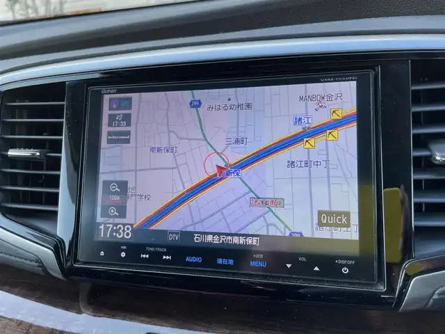 ホンダ オデッセイ G エアロパッケージ 石川県 2014(平26)年 6.5万km ホワイトオーキッドパール 純正8型ナビ/フルセグTV/バックカメラ/LEDヘッドライト/ETC/ドライブレコーダー/両側パワースライドドア/クルーズコントロール/純正アルミホイール/スマートキー/プッシュスタート/電動ミラー/オートライト/フリップダウンモニター