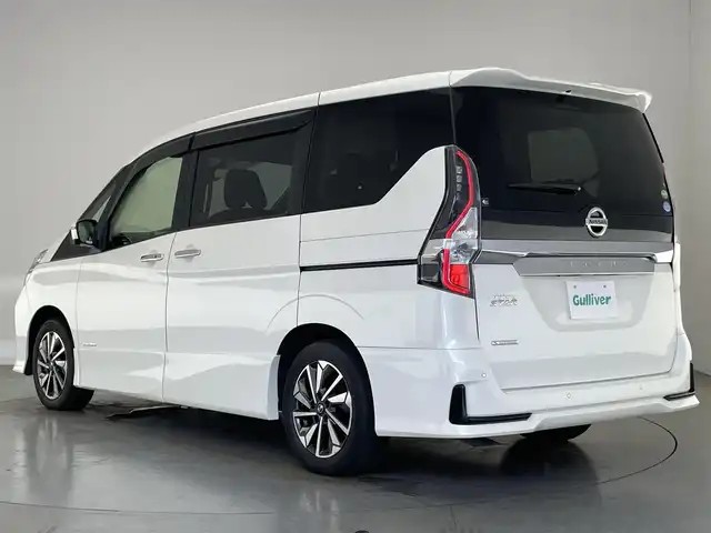 日産 セレナ ハイウェイスター V 愛知県 2019(令1)年 4.1万km ブリリアントホワイトパール 純正ナビ　後席モニター　禁煙車　全方位カメラ　セーフティパックＢ　プロパイロット　パーキングアシスト　ハンズフリー両側パワスラ　ＢＳＭ　電動パーキング　ＥＴＣ　コーナーセンサー　ＬＥＤライト　フォグ　純正16インチアルミホイール
