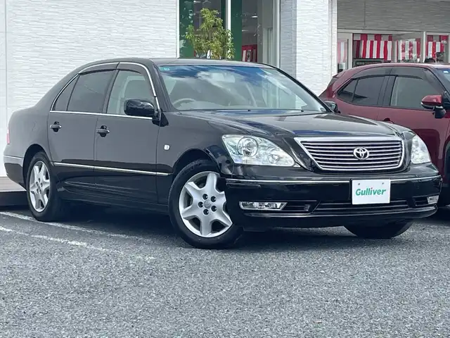 トヨタ セルシオ Cタイプ 千葉県 2005(平17)年 4.9万km ブラック ナビ バックカメラ 電動シート ビルトインETC クルコン 電動リアサンシェード DVD AFS TRC 電動チルトテレスコピクハンドル スマートキー 17インチAW HID オートライト