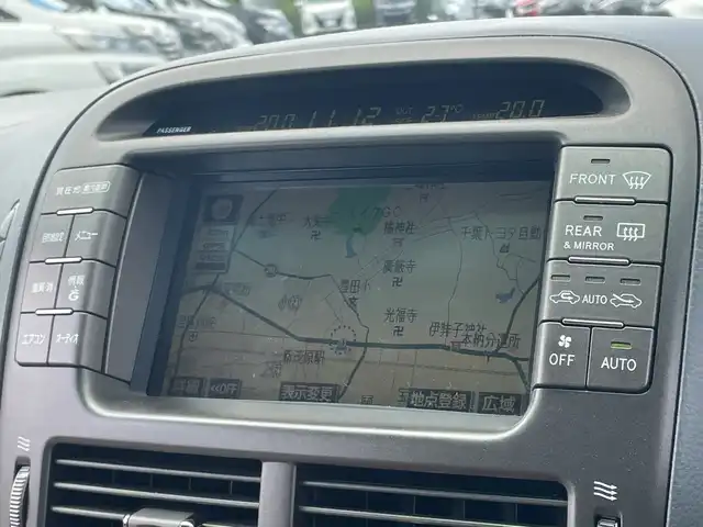 トヨタ セルシオ Cタイプ 千葉県 2005(平17)年 4.9万km ブラック ナビ バックカメラ 電動シート ビルトインETC クルコン 電動リアサンシェード DVD AFS TRC 電動チルトテレスコピクハンドル スマートキー 17インチAW HID オートライト