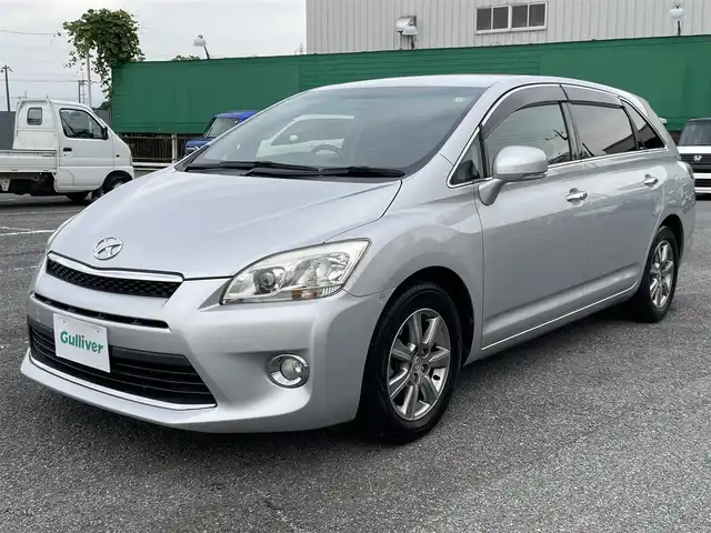 トヨタ マークＸ ジオ 240G 千葉県 2012(平24)年 7.7万km シルバーM 純正SDナビ【NSZT-W61G】/・CD/DVD/MSV/Bluetooth/フルセグ/バックカメラ/スマートキー/前席パワーシート/純正キセノンヘッドライト/フォグランプ/本革巻きステアリング/木目調パネル/純正16インチアルミホイール/ドアバイザー/サイド＆カーテンエアバッグ/ETC/新車時保証書＆取扱説明書