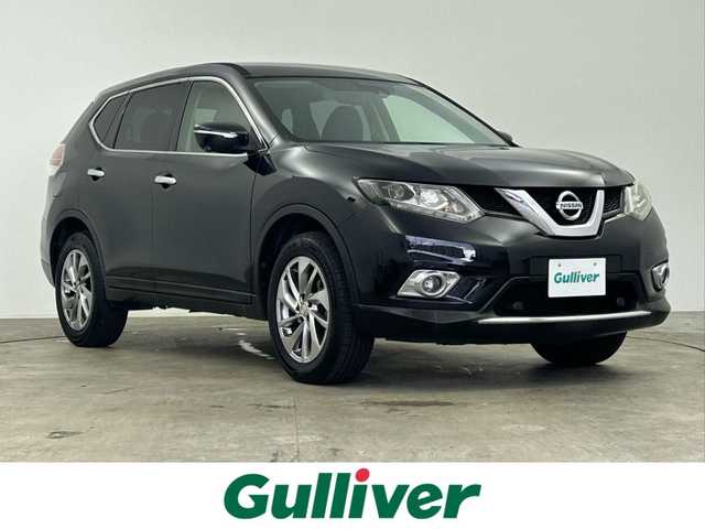 日産 エクストレイル 20Xtt エマージェンシーブレーキ 千葉県 2016(平28)年 6.8万km ダイヤモンドブラック 禁煙車/純正メモリナビ/・CD/DVD/BT/フルセグ/エマージェンシーブレーキ/車線逸脱警報/クルーズコントロール/アラウンドビューモニター/コーナーセンサー/ビルトインETC/パワーバックドア/防水シート/前席シートヒーター/ブラインドスポットモニター/LEDヘッドライト/オートライト/スマートキー/アイドリングストップ