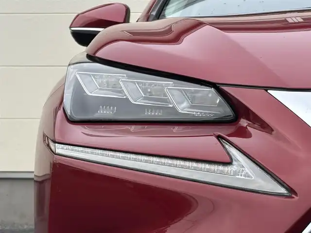 レクサス ＮＸ 300h バージョンL 茨城県 2016(平28)年 7.8万km レッドマイカクリスタルシャイン 純正ナビ/　(AM/FM/フルセグTV/Bluetooth/CD/DVD)/ドライブモードセレクト/パドルシフト/ドライブレコーダー/クルーズコントロール/オートホールド/電動リアゲート/ハンドルヒーター/シートヒーター/本革シート/純正フロアマット/純正アルミホイール/三眼LEDライト/衝突軽減防止装置/ETC/シートベンチレーション/スマートエントリー
