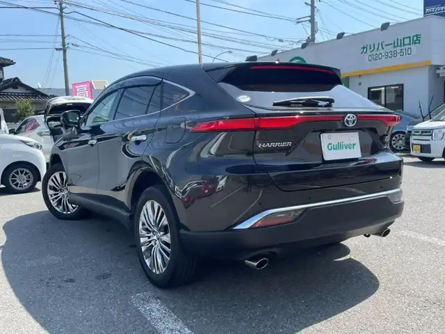 トヨタ ハリアー ハイブリッド Z レザーパッケージ 群馬県 2020(令2)年 3.8万km プレシャスブラックパール ワンオーナー/純正ナビ/BT/USB/AUX/Miracast/フルセグTV/JBLサウンド/バックカメラ/黒レザーシート/前席パワーシート（右前メモリー付き）/前席シートヒーター/エアシート/純正LEDヘッドライト/純正フォグランプ/オートライト/純正19インチアルミホイール/革巻きステアリング/ステアリングスイッチ/クルーズコントロール/パワーバックドア/デジタルインナーミラー/衝突被害軽減ブレーキ/LKA/BSM/クリアランスソナー/HUD/スマートキー×２/前後タイプドライブレコーダー/純正フロアマット/純正ドアバイザー/ビルトインETC2.0/電動格納ウインカードアミラー(オート機能付き)