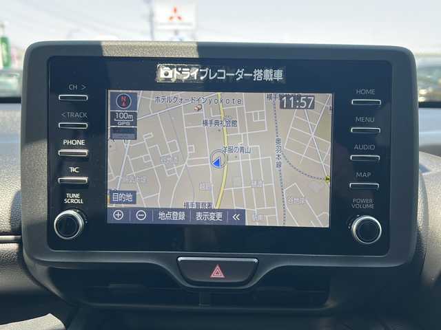 トヨタ ヤリスクロス X 秋田県 2023(令5)年 1.7万km プラチナホワイトパールマイカ 純正メモリナビ/バックカメラ/前後コーナーセンサー/社外ドライブレコーダー