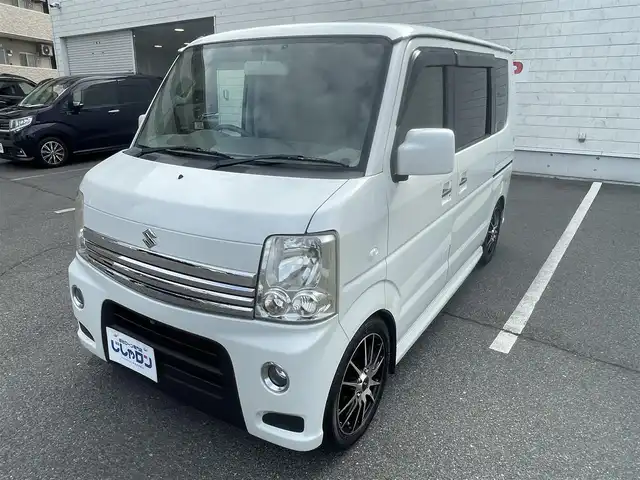 スズキ エブリィ ワゴン PZターボ 岡山県 2012(平24)年 8.5万km パールホワイト (株)IDOMが運営する【じしゃロン岡山店】の自社ローン専用車両です。こちらは現金またはオートローンご利用時の価格です。 自社ローンご希望の方は別途その旨お申し付け下さい/・社外ナビゲーション/・片側電動スライドドア/・社外１５インチアルミ/・車高調/・社外マフラー/・ＥＴＣ