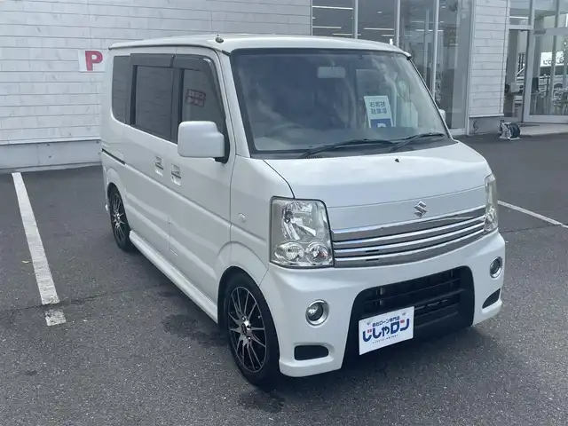 スズキ エブリィ ワゴン PZターボ 岡山県 2012(平24)年 8.5万km パールホワイト (株)IDOMが運営する【じしゃロン岡山店】の自社ローン専用車両です。こちらは現金またはオートローンご利用時の価格です。 自社ローンご希望の方は別途その旨お申し付け下さい/・社外ナビゲーション/・片側電動スライドドア/・社外１５インチアルミ/・車高調/・社外マフラー/・ＥＴＣ