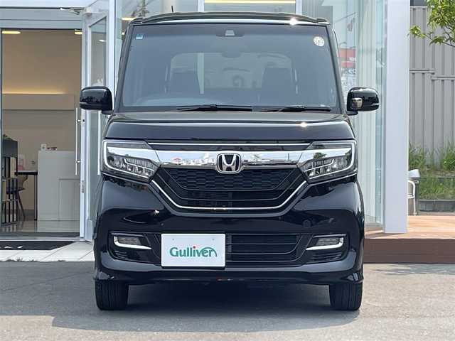 ホンダ Ｎ ＢＯＸ G L ターボ ホンダセンシング 道央・札幌 2020(令2)年 5.2万km クリスタルブラックパール ・４WD/・ホンダセンシング/・社外ナビ/　CD＆DVD＆BT＆TV/・バックカメラ/・ハーフレザーシート/・両側パワースライドドア/・レーンキープアシスト/・レーダークルーズコントロール/・オートエアコン/・オートライト/・ミラーヒーター/・シートヒーター/・ビルトインETC/・電動格納ミラー/・純正エンジンスターター/・プッシュスタート/・スマートキー/・ステアリングスイッチ/・社外AW＆冬タイヤ積込/・純正フロアマット/・ドアバイザー/・ウィンカーミラー/・フォグライト/・スペアキー