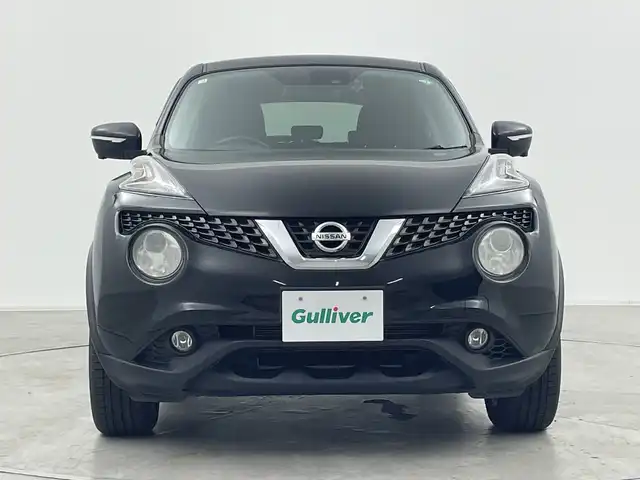日産 ジューク 15RX Vセレクション 群馬県 2016(平28)年 3.5万km スーパーブラック 純正７型ナビ　全周囲カメラ　純正ドライブレコーダー　純正ＥＴＣ　衝突被害軽減ブレーキ　レーンアシスト　ステアリングスイッチ　プッシュスタート　アイドリングストップ　スマートキー　革巻ステアリング　禁煙
