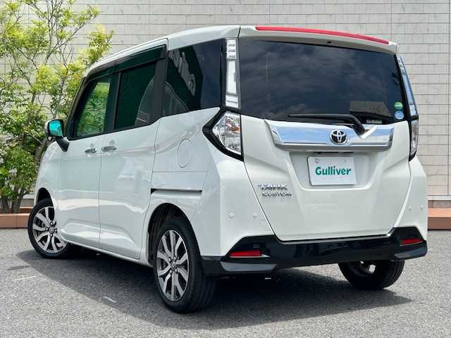 トヨタ タンク カスタムG－T 茨城県 2019(令1)年 7.7万km パールホワイトⅢ パワーステアリング　/パワーウィンドウ　/パーキングアシスト　/アイドリングストップ　/スマートキー　/クルーズコントロール/Ｂｌｕｅｔｏｏｔｈ　/フルセグテレビ　/ウォークスルー　/ドライブレコーダー　/ＥＴＣ２．０