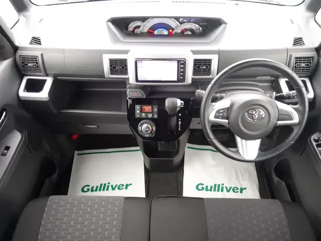 トヨタ ピクシスメガ Gターボ SAⅢ 山形県 2019(平31)年 5万km タングステングレーM 4WD/純正SDナビ/　　【CD BT ワンセグ AUX】/バックカメラ/両側パワースライドドア/LEDオートヘッドライト/シートヒーター/14インチアルミホイール/ドライブレコーダー/アイドリングストップ/コーナーセンサー/ステアリングスイッチ/IC付ターボ/純正フロアマット/ドアバイザ―/スマートキー×2/ETC