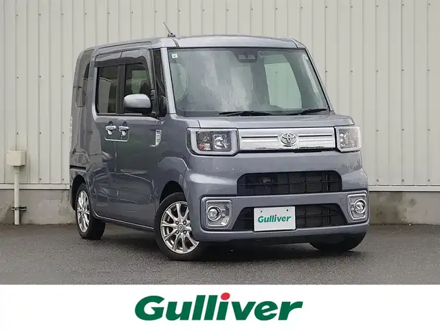 トヨタ ピクシスメガ Gターボ SAⅢ 山形県 2019(平31)年 5万km タングステングレーM 4WD/純正SDナビ/　　【CD BT ワンセグ AUX】/バックカメラ/両側パワースライドドア/LEDオートヘッドライト/シートヒーター/14インチアルミホイール/ドライブレコーダー/アイドリングストップ/コーナーセンサー/ステアリングスイッチ/IC付ターボ/純正フロアマット/ドアバイザ―/スマートキー×2/ETC
