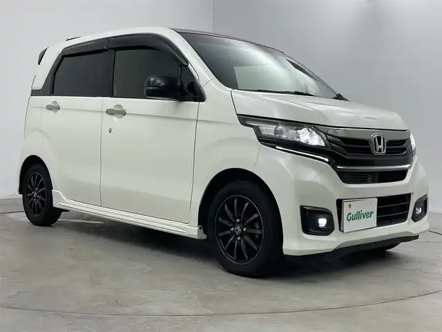 ホンダ Ｎ ＷＧＮ カスタムGターボ SS 2トーンカラースタイルP 愛知県 2017(平29)年 2.3万km プレミアムホワイトパールⅡ 純正8インチナビ/バックカメラ/Bluetooth/フルセグTV/クルーズコントロール/横滑り防止装置/オートライト/LEDフォグランプ/純正AW/純正フロアマット/フルフラットシート/チップアップシート/ETC/プッシュスタート/スマートキー/スペアキー