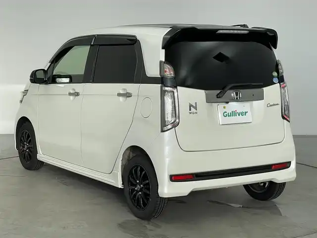 ホンダ Ｎ ＷＧＮ カスタムGターボ SS 2トーンカラースタイルP 愛知県 2017(平29)年 2.3万km プレミアムホワイトパールⅡ 純正8インチナビ/バックカメラ/Bluetooth/フルセグTV/クルーズコントロール/横滑り防止装置/オートライト/LEDフォグランプ/純正AW/純正フロアマット/フルフラットシート/チップアップシート/ETC/プッシュスタート/スマートキー/スペアキー