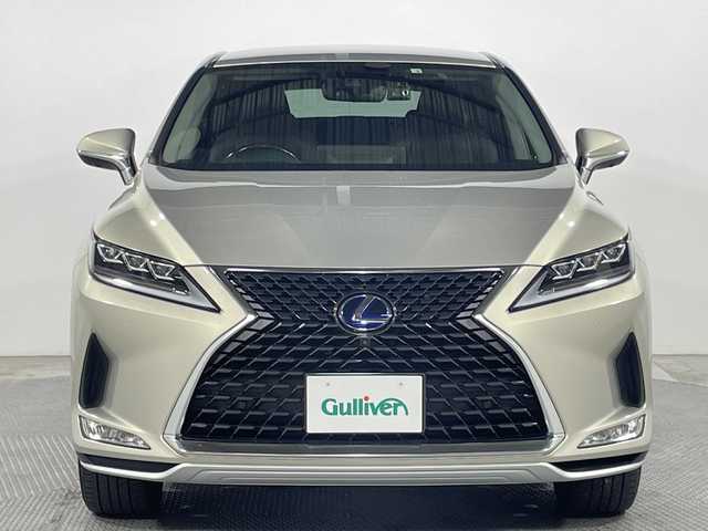 レクサス ＲＸ 450h バージョンL 広島県 2022(令4)年 2.7万km アイスエクリュマイカメタリック 純正12.3型ナビ/パノラミックビューモニター/3眼LEDヘッドランプ/茶革シート/パワーシート（運転席/助手席/後席）/シートヒーター（運転席/助手席/後席）/シートベンチレーション（運転席/助手席）/ステアリングヒーター/パワーバックドア/Lexus Safety System+/・プリクラッシュセーフティ/・レーントレーシングアシスト/・アダプティブハイビーム/・レーダークルーズコントロール/・ロードサインアシスト/ブラインドスポットモニター/パーキングサポートブレーキ/ヘッドアップディスプレイ/パドルシフト/電動パーキングブレーキ/オートブレーキホールド/ETC2.0/AC100V/1500W電源/USB入力端子/ドライブレコーダー
