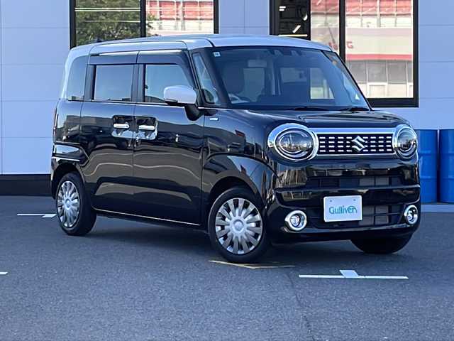 スズキ ワゴンＲ スマイル HYBRID X 山口県 2024(令6)年 1.3万km ブルーイッシュブラックパール 純正メモリナビ/・Bluetooth接続オーディオ/・フルセグテレビ/・CD/DVD/・バックカメラ/ETC/ドライブレコーダー/スズキセーフティサポート/・デュアルカメラブレーキサポート/・誤発進抑制機能/・車線逸脱警報機能/・ふらつき警報機能/・先行車発進お知らせ機能/・ハイビームアシスト/・アダプティブクルーズコントロール/・標識認識機能/・後退時ブレーキサポート/・後方誤発進抑制機能/LEDヘッドライト/オートライト/純正フロアマット/シートヒーター/両側オートスライドドア/C端子充電
