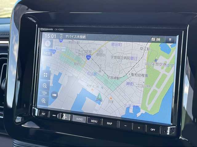 スズキ ワゴンＲ スマイル HYBRID X 山口県 2024(令6)年 1.3万km ブルーイッシュブラックパール 純正メモリナビ/・Bluetooth接続オーディオ/・フルセグテレビ/・CD/DVD/・バックカメラ/ETC/ドライブレコーダー/スズキセーフティサポート/・デュアルカメラブレーキサポート/・誤発進抑制機能/・車線逸脱警報機能/・ふらつき警報機能/・先行車発進お知らせ機能/・ハイビームアシスト/・アダプティブクルーズコントロール/・標識認識機能/・後退時ブレーキサポート/・後方誤発進抑制機能/LEDヘッドライト/オートライト/純正フロアマット/シートヒーター/両側オートスライドドア/C端子充電
