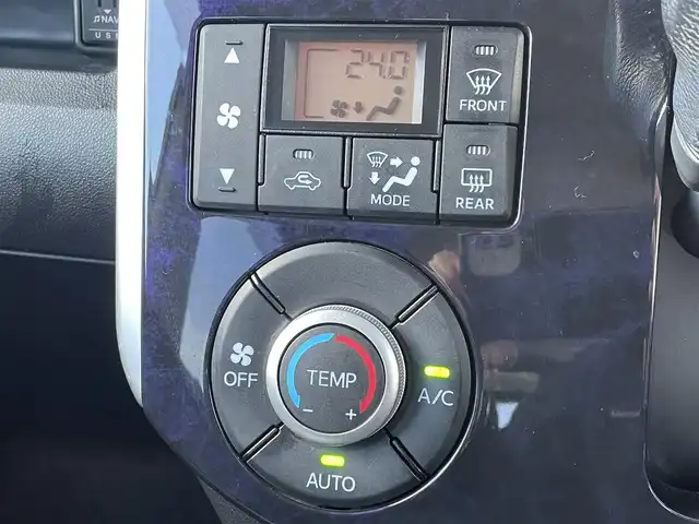 ダイハツ タント カスタム RS トップED SA Ⅲ 青森県 2018(平30)年 4.2万km レーザーブルークリスタルシャイン 4WD/純正ナビ/フルセグTV/CD/DVD/BT/バックカメラ/全周囲/純正エンジンスターター/ETC/14インチ純正AWホイール/両側パワースライドドア