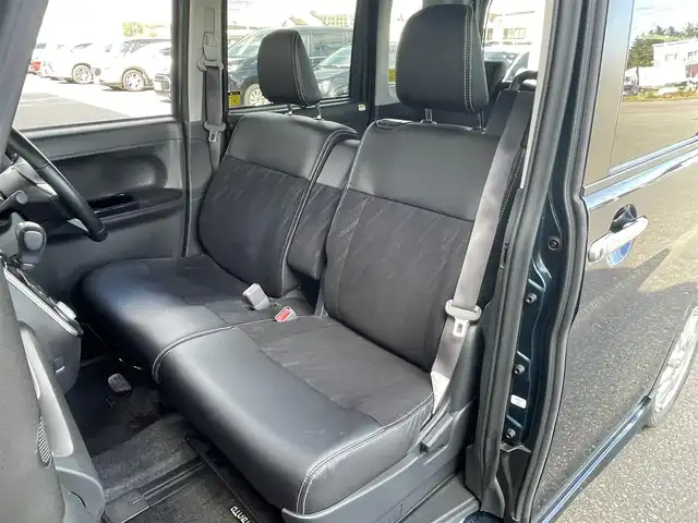 ダイハツ タント カスタム RS トップED SA Ⅲ 青森県 2018(平30)年 4.2万km レーザーブルークリスタルシャイン 4WD/純正ナビ/フルセグTV/CD/DVD/BT/バックカメラ/全周囲/純正エンジンスターター/ETC/14インチ純正AWホイール/両側パワースライドドア