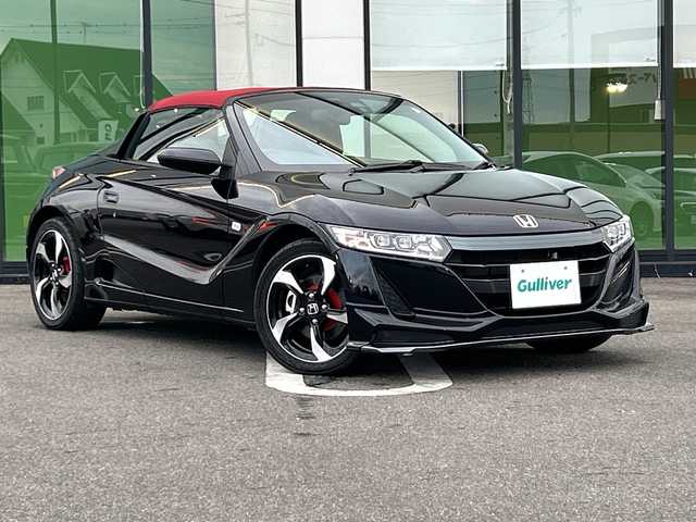 ホンダ Ｓ６６０ α 岐阜県 2016(平28)年 4.3万km プレミアムミスティックナイトパール 登録時走行距離42900ｋｍ/無限フロントスポイラー/無限マフラー/ハーフレザーシート/ＡＤＯＶＡＮタイヤ（ネオバ）/クルーズコントロール/純正アルミホイール/オートエアコン/ＵＳＢ入力端子/ＨＤＭＩ入力端子/純正フロアマット/フューエルタンクカバー/プッシュスタート/スマートキー/電動格納ミラー