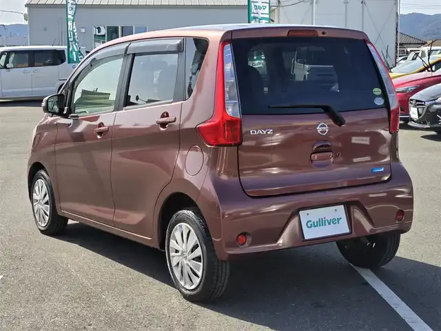 日産 デイズ X 鹿児島県 2014(平26)年 5.4万km レディッシュマルーンPM アラウンドビューモニター　/純正ＳＤナビ（ＭＣ３１３Ｄ－Ｗ）　/バックカメラ　/Ｂｌｕｅｔｏｏｔｈオーディオ　/フルセグテレビ　/ＥＢＤ（電子制御制動力分配システム）　/プッシュスタート／スマートキー/オートライト/エアバッグ(Ｗ＋サイド)