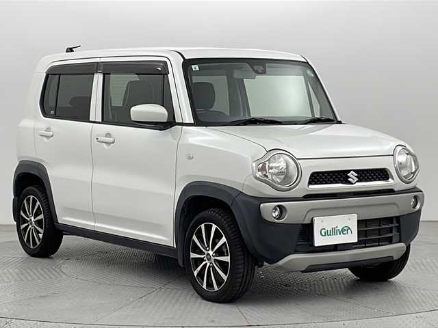 スズキ ハスラー G 新潟県 2015(平27)年 4.4万km パールホワイト 4WD/社外ナビ/　　ワンセグ/CD/DVD/BT/バックカメラ/シートヒーター/アイドリングストップ/ダウンヒルアシストコントロール/オートエアコン/スマートキー