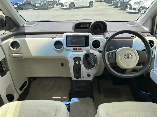 トヨタ スペイド F 静岡県 2014(平26)年 6.2万km ホワイトパールクリスタルシャイン 純正SDナビ(NSZT-W64)/　AM FM CD DVD Bluetooth/LEDオートヘッドライト/片側パワースライドドア/純正15インチアルミホイール/ステアリングスイッチ/スマートキー＆プッシュスタート/ドアバイザー/オートエアコン/純正フロアマット/ISOFIX/フルセグTV/バックモニター/ETC/前後社外ドライブレコーダー