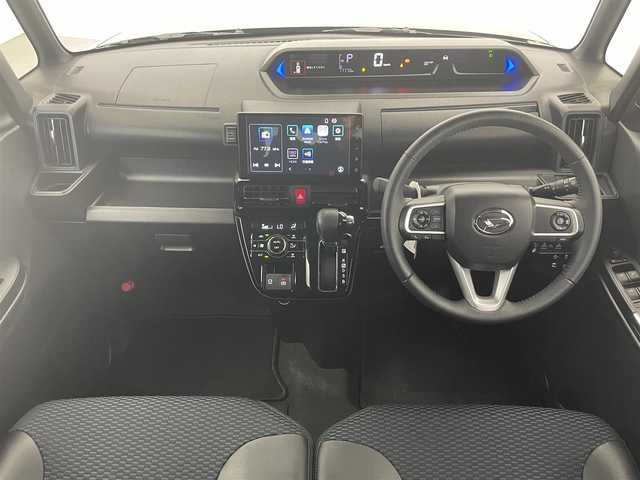 ダイハツ タント カスタム RS 愛知県 2023(令5)年 1.8万km ブラックマイカメタリック 純９型ＤＡ　フルセグＴＶ　Ｂｌｕｅｔｏｏｔｈ　バックカメラ　両側電動スライドドア　スマートアシスト３　フロントメッキ　バックドアメッキ　黒ハーフレザー　ＥＴＣ　衝突軽減　レーダークルコン　スマートキー/電動パーキング/フロントグリルロアガーニッシュ/バックドアスポイラーガーニッシュ