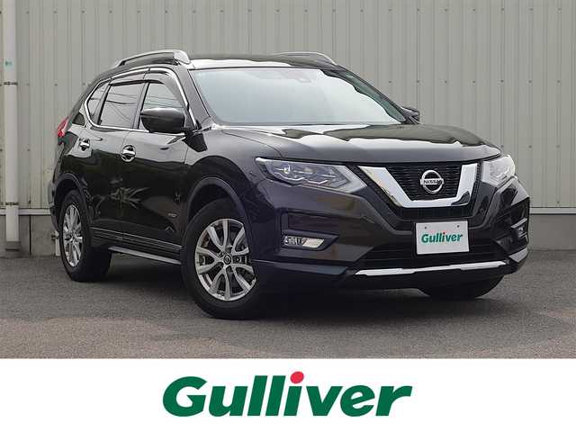 日産 エクストレイル ハイブリッド 20Xi 山形県 2018(平30)年 6.2万km チタニウムカーキ 4WD/衝突被害軽減システム/純正SDナビ/　　【CD DVD BD BT フルセグ USB AUX】/アラウンドビューモニター/電動リアゲート/レーダークルーズコントロール/LEDオートライト/純正17インチアルミホイール/ドライブレコーダー/アイドリングストップ/コーナーセンサー/ステアリングスイッチ/インテリジェントルームミラー/電動格納ウィンカーミラー/フォグランプ/インテリジェントキー/ETC