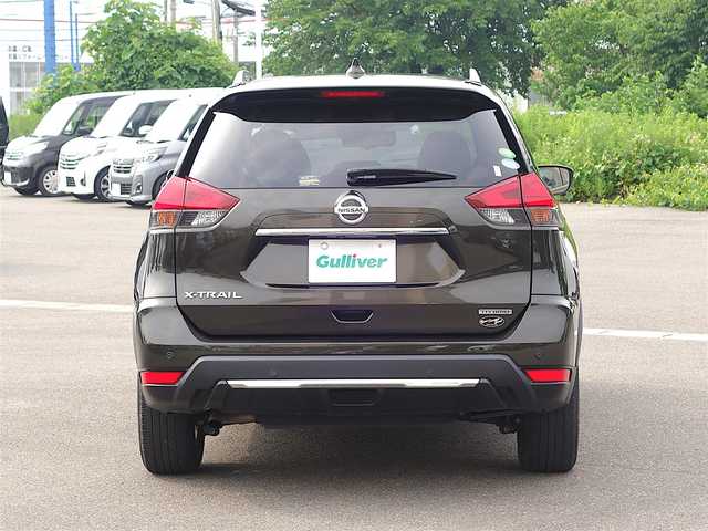 日産 エクストレイル ハイブリッド 20Xi 山形県 2018(平30)年 6.2万km チタニウムカーキ 4WD/衝突被害軽減システム/純正SDナビ/　　【CD DVD BD BT フルセグ USB AUX】/アラウンドビューモニター/電動リアゲート/レーダークルーズコントロール/LEDオートライト/純正17インチアルミホイール/ドライブレコーダー/アイドリングストップ/コーナーセンサー/ステアリングスイッチ/インテリジェントルームミラー/電動格納ウィンカーミラー/フォグランプ/インテリジェントキー/ETC