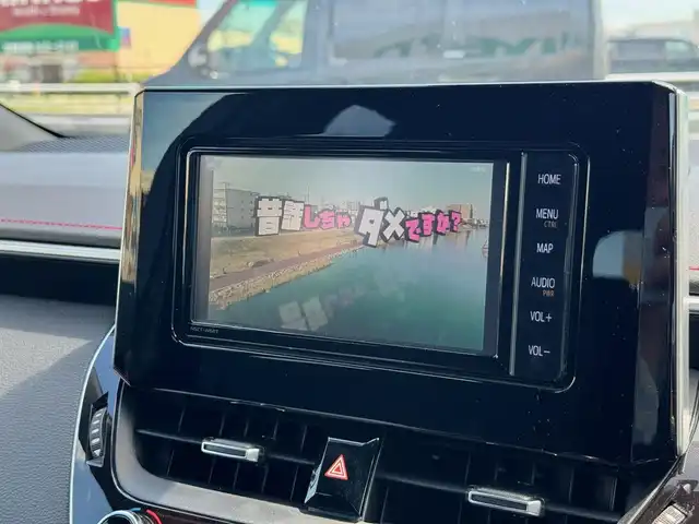 トヨタ カローラ スポーツ ハイブリッドG Z 滋賀県 2018(平30)年 5.3万km スカーレットメタリック 純正フルセグナビ/　フルセグ Bluetooth CD SD AM FM/バックカメラ/ドライブレコーダー前後/ETC/ヘッドアップディスプレイ/Toyota Safety Sense /プリクラッシュセーフティ/レーントレーシングアシスト［LTA］/レーダークルーズコントロール/オートマチックハイビーム［AHB］/ロードサインアシスト［RSA］/車両接近通報装置/ドライブスタートコントロール/スマートキー×2/プッシュスタート/純正18インチアルミ/