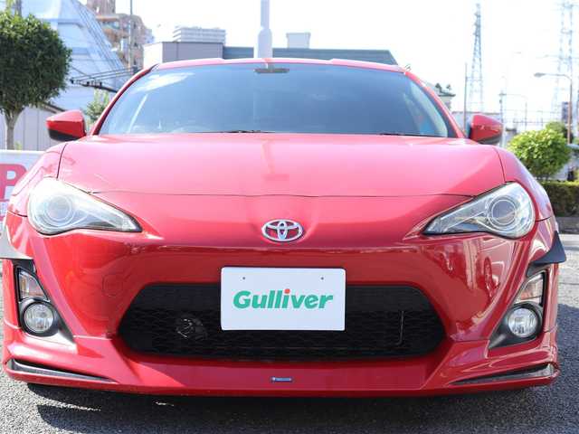 トヨタ ８６ GT 神奈川県 2014(平26)年 7.2万km ライトニングレッド 社外メモリナビ/フルセグテレビ/バックカメラ/プッシュスタート/ETC/モデリスタエアロ/フロント、サイド/社外18インチAW/純正LEDヘッドライト/純正フロアマット/保証書/取説/記録簿(H27/29/R1/3/5)