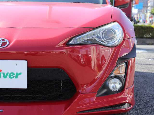 トヨタ ８６ GT 神奈川県 2014(平26)年 7.2万km ライトニングレッド 社外メモリナビ/フルセグテレビ/バックカメラ/プッシュスタート/ETC/モデリスタエアロ/フロント、サイド/社外18インチAW/純正LEDヘッドライト/純正フロアマット/保証書/取説/記録簿(H27/29/R1/3/5)