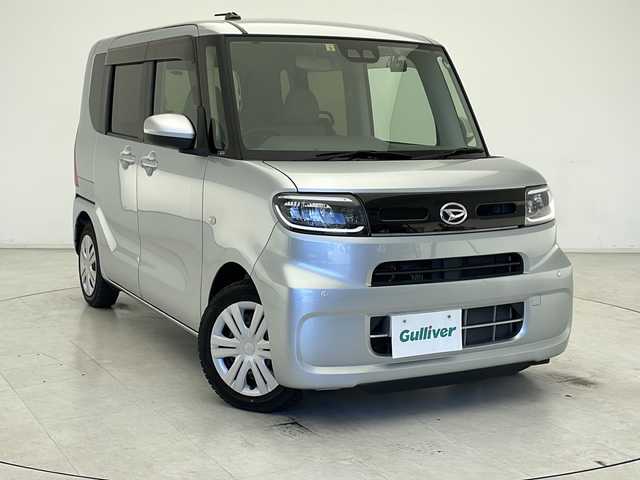 ダイハツ タント X ターボ 千葉県 2020(令2)年 4.2万km ブライトシルバーメタリック 衝突被害軽減システム/レーンキープアシスト/先行車発進お知らせ/アイドリングストップ/コーナーセンサー（前後）/社外ドライブレコーダー（前方のみ）/バックカメラ/純正オーディオ/　（CD/USB）/ミュージックサーバー（SD)/片側パワースライドドア/シートヒーター/ベンチシート/純正フロアマット/パワーステアリング/プッシュスタート/オートライト/LEDヘッドライト
