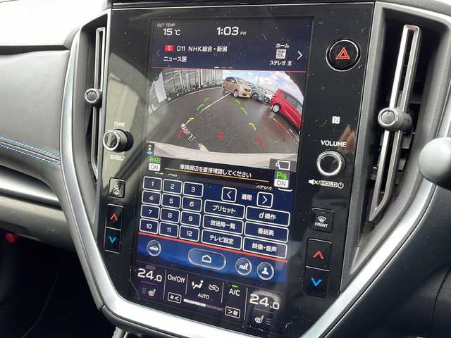 スバル レヴォーグ 1．8GT－H EX 新潟県 2021(令3)年 2.9万km クリスタルホワイトP 純正11.6インチナビ/(uetooth/USB/AppleCarPlay/AndroidAuto)/フルセグTV/アイサイトX/・プリクラッシュブレーキ/・緊急時プリクラッシュステアリング/・後退時ブレーキアシスト/・AT誤発進/誤後進抑制制御/・ツーリングアシスト/・全車速追従機能付クルーズコントロール/・車線逸脱抑制/車線逸脱警報/・ふらつき警報/・先行車発進お知らせ機能/・青信号お知らせ機能/ブラインドスポットモニター/パワーバックドア/ビルトインETC/ドライブレコーダー/D/N席シートヒーター/D/N席パワーシート/パドルシフト/LEDヘッドライト/スマートキー/スペアキー×1/純正18インチアルミホイール/保証書