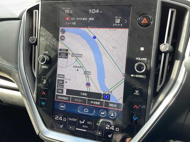 スバル レヴォーグ 1．8GT－H EX 新潟県 2021(令3)年 2.9万km クリスタルホワイトP 純正11.6インチナビ/(uetooth/USB/AppleCarPlay/AndroidAuto)/フルセグTV/アイサイトX/・プリクラッシュブレーキ/・緊急時プリクラッシュステアリング/・後退時ブレーキアシスト/・AT誤発進/誤後進抑制制御/・ツーリングアシスト/・全車速追従機能付クルーズコントロール/・車線逸脱抑制/車線逸脱警報/・ふらつき警報/・先行車発進お知らせ機能/・青信号お知らせ機能/ブラインドスポットモニター/パワーバックドア/ビルトインETC/ドライブレコーダー/D/N席シートヒーター/D/N席パワーシート/パドルシフト/LEDヘッドライト/スマートキー/スペアキー×1/純正18インチアルミホイール/保証書