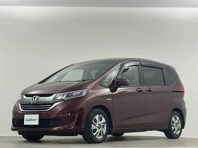 ホンダ フリード ハイブリット G ホンダセンシング 埼玉県 2017(平29)年 3.4万km プレミアムディープロッソパール 禁煙　純正ナビ　Ｂカメラ　両衝　衝突軽減　ＥＴＣ　レーダークルーズコントロール　レーンキープアシスト　純正ＬＥＤヘッドライト　ガラスヒーター　Ｂｌｕｅｔｏｏｔｈ　純正フロアマット　スマートキー