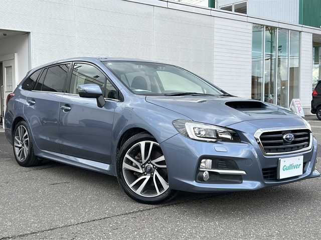 スバル レヴォーグ 1．6GT－S アイサイト 秋田県 2016(平28)年 7.4万km スティールブルーグレーM 4WD/社外メモリナビ/Bluetooth、CD/DVD、フルセグTV/バックカメラ/ETC/レーダークルーズコントロール/前席パワーシート/純正エアロパーツ（リアスポイラー）/純正18インチAW/スペアキー