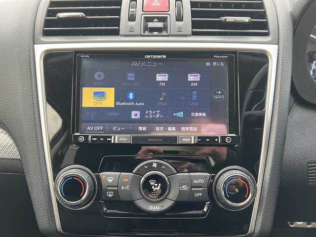 スバル レヴォーグ 1．6GT－S アイサイト 秋田県 2016(平28)年 7.4万km スティールブルーグレーM 4WD/社外メモリナビ/Bluetooth、CD/DVD、フルセグTV/バックカメラ/ETC/レーダークルーズコントロール/前席パワーシート/純正エアロパーツ（リアスポイラー）/純正18インチAW/スペアキー