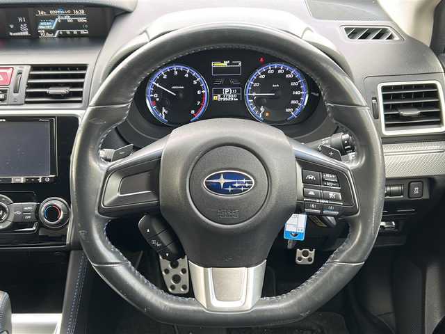 スバル レヴォーグ 1．6GT－S アイサイト 秋田県 2016(平28)年 7.4万km スティールブルーグレーM 4WD/社外メモリナビ/Bluetooth、CD/DVD、フルセグTV/バックカメラ/ETC/レーダークルーズコントロール/前席パワーシート/純正エアロパーツ（リアスポイラー）/純正18インチAW/スペアキー