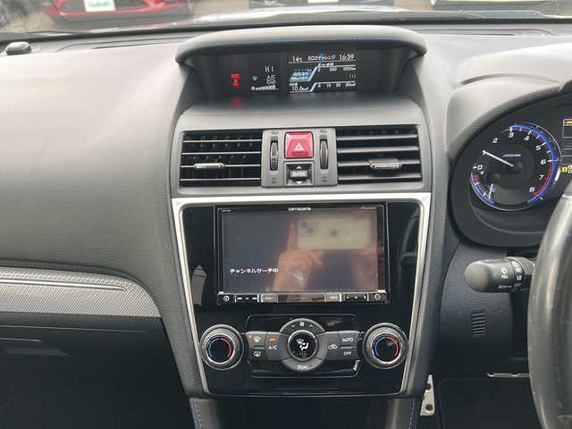 スバル レヴォーグ 1．6GT－S アイサイト 秋田県 2016(平28)年 7.4万km スティールブルーグレーM 4WD/社外メモリナビ/Bluetooth、CD/DVD、フルセグTV/バックカメラ/ETC/レーダークルーズコントロール/前席パワーシート/純正エアロパーツ（リアスポイラー）/純正18インチAW/スペアキー