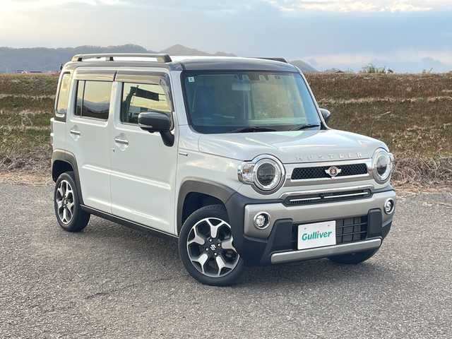 スズキ ハスラー Jスタイル ターボ 新潟県 2022(令4)年 6万km ピュアホワイトパール/ガンメタリック2トーン 4WD/純正9インチメモリナビ/CD/DVD/BT/フルセグテレビ/全方位カメラ/ETC/ドライブレコーダー/衝突被害軽減ブレーキ/レーンキープアシスト/レーダークルーズコントロール/半革シート/革調シートカバー/シートヒーター/コーナーセンサー/パドルシフト/ステアリングスイッチ/スマートキー/プッシュスタート/LEDヘッドライト/オートライト/オートハイビーム/フォグランプ/純正15インチアルミホイール