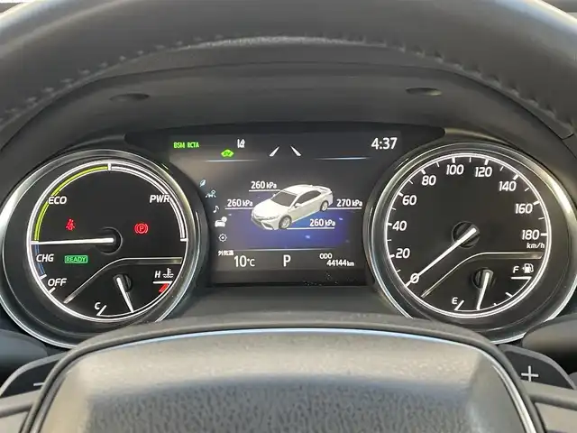 トヨタ カムリ WSレザーパッケージ 福岡県 2023(令5)年 4.5万km アティチュードブラックマイカ/プラチナホワイトパールマイカ パノラマルーフ/ＧＲエアロ(F.S.R)/ＪＢＬサウンド/純正９インチＤＡナビ/フルセグ/BT/AM/FM/Miracast/applecarplay/androidauto/トヨタセーフティセンス/PCS/LDA/RCTA/クリアランスソナー/PKSB/黒革シート/バックカメラ/D/Nシートヒーター/D/Nパワーシート/ＢＳＭ/ＨＵＤ/パドルシフト/革巻ステアリング/純正アルミ/レーダークルーズコントロール/LEDオートライト/オートハイビーム/フォグランプ/ワイヤレス充電/ステアリングスイッチ/テレビキャンセラー/電動パーキング/ブレーキホールド/ビルトインETC2.0/スマートキー/プッシュスタート/電格ミラー/ドアバイザー/AC100V
