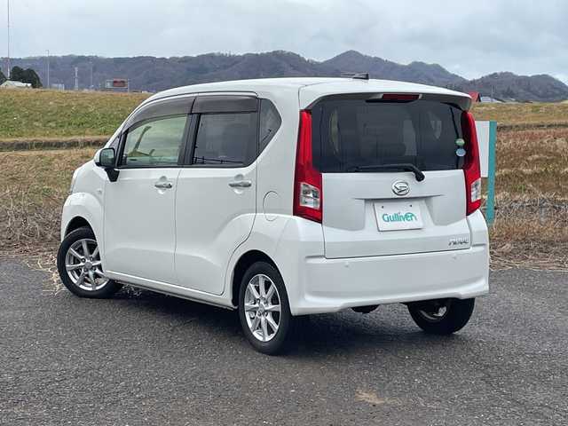 ダイハツ ムーヴ X SA 新潟県 2015(平27)年 1.9万km パールホワイトⅢ 4WD/CD/USB/AUX/衝突被害軽減ブレーキ/ベンチシート/スマートキー/プッシュスタート/オートライト/純正14インチアルミホイール