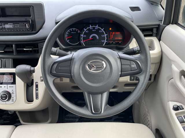 ダイハツ ムーヴ X SA 新潟県 2015(平27)年 1.9万km パールホワイトⅢ 4WD/CD/USB/AUX/衝突被害軽減ブレーキ/ベンチシート/スマートキー/プッシュスタート/オートライト/純正14インチアルミホイール