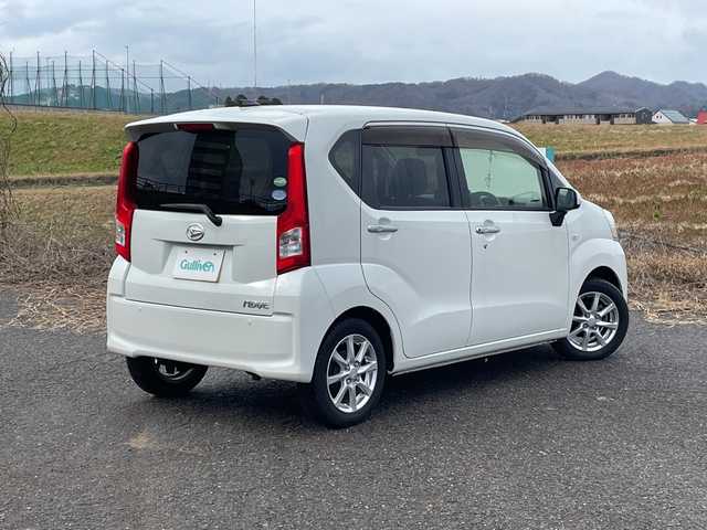 ダイハツ ムーヴ X SA 新潟県 2015(平27)年 1.9万km パールホワイトⅢ 4WD/CD/USB/AUX/衝突被害軽減ブレーキ/ベンチシート/スマートキー/プッシュスタート/オートライト/純正14インチアルミホイール