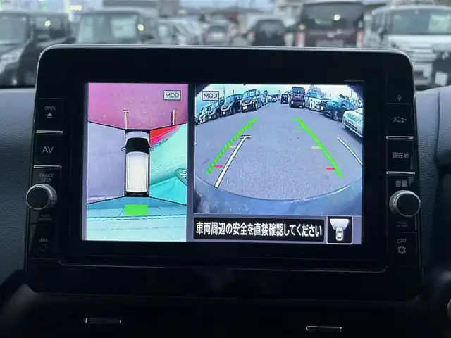 日産 デイズ ハイウェイスターG ターボ 静岡県 2019(令1)年 2.8万km スパークリングレッド/ブラック 純正９インチナビ/（AM/FM/CD/DVD/BT)/フルセグTV/アラウンドビューモニター/バックカメラ/ETC/エマージェンシーブレーキ/LEDヘッドライト/インテリジェントキー/プッシュスタート/スペアキー×１/ターボ車/純正１５インチアルミホイール/保証書/純正フロアマット/ドアバイザー