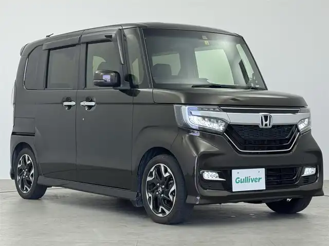 ホンダ Ｎ ＢＯＸ カスタム G L ターボ ホンダセンシング 愛知県 2019(令1)年 7.5万km プレミアムグラマラスブロンズP 社外8インチナビ　/フルセグTV　/バックモニター/前後ドラレコ　/両側パワースライドドア　/スタートLEDヘッドライト　/社外デジタルインナーミラー　/ホンダセンシング　/シートヒーター　/USB２．５A/電動格納ミラー/オートライト/エンジンスタートボタン/衝突軽減システム/ETC/ハーフレザーシート/純正アルミホイール