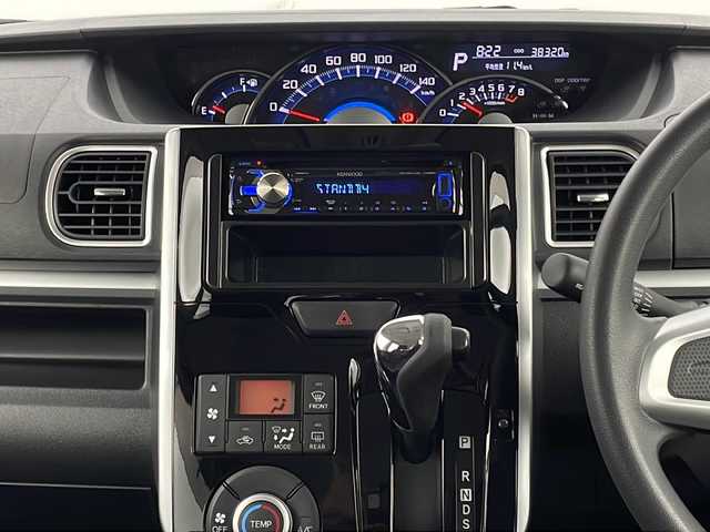 ダイハツ タント カスタム X 新潟県 2014(平26)年 3.9万km パールホワイトⅢ 社外オーディオ/　　CD/iPod/AUX/片側パワースライドドア/LEDオートライト/純正14インチアルミホイール/オートエアコン/アイドリングストップ/ウィンカーミラー/電格ミラー/スマートキー